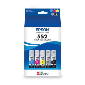 Epson® T552920s (t552) Claria High-yield Ink, 70 Ml, Black-cyan-gray-magenta-yellow, 5-pack freeshipping - TVN Wholesale